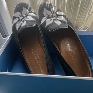 STUBBS & WOOTTON CANVAS COLORBLOCK   FLORAL PATTERN LOAFERS